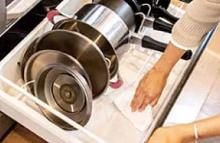 ホーロー引出し底板