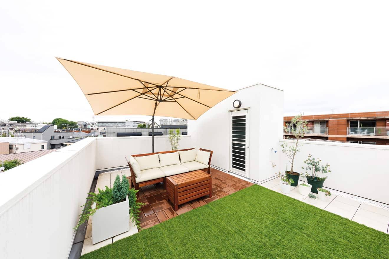 建築事例.1　周囲の喧騒を忘れてくつろぐリゾートのような日常